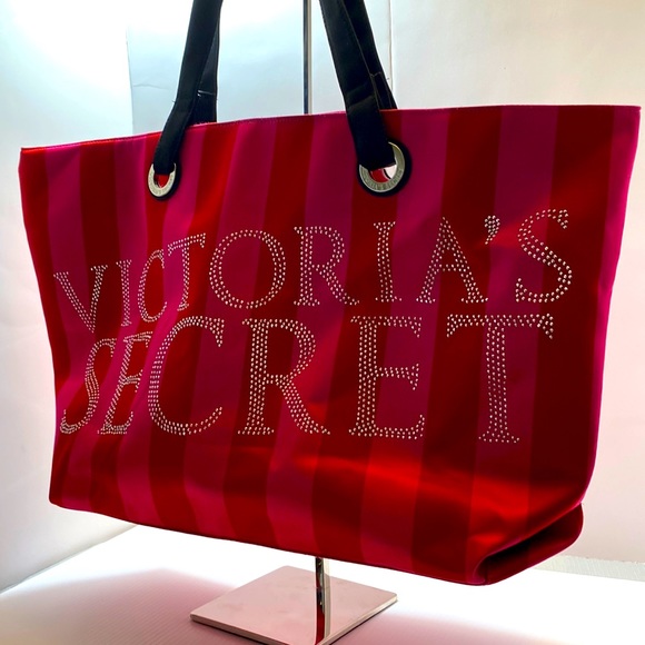 Victoria Secret Bling Tote travel bag. Rhinestone detailed - Picture 1 of 7